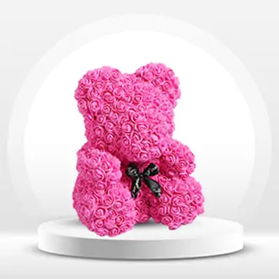pink-rose-bear