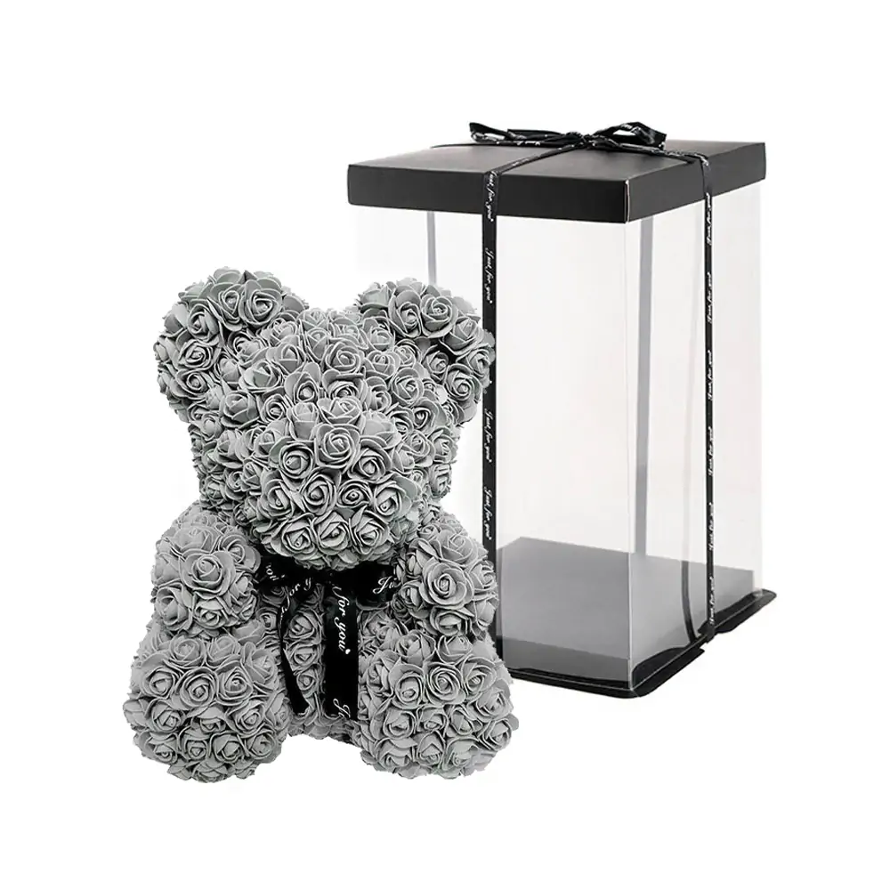Gray Rose Bear