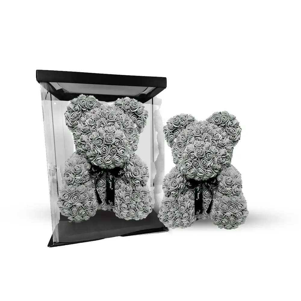 Gray Rose Bear