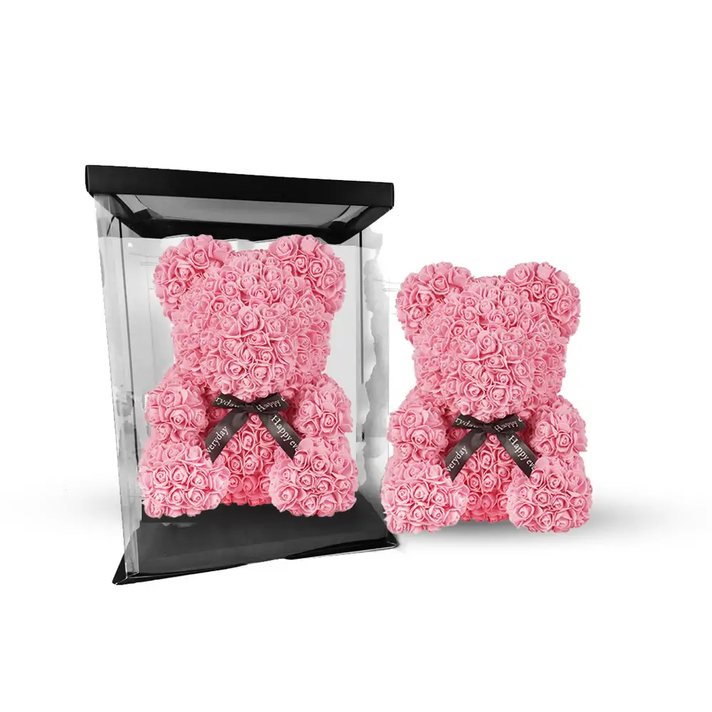 Light Pink Rose Bear: Show Your Love & Care With This Teddy - Image 3