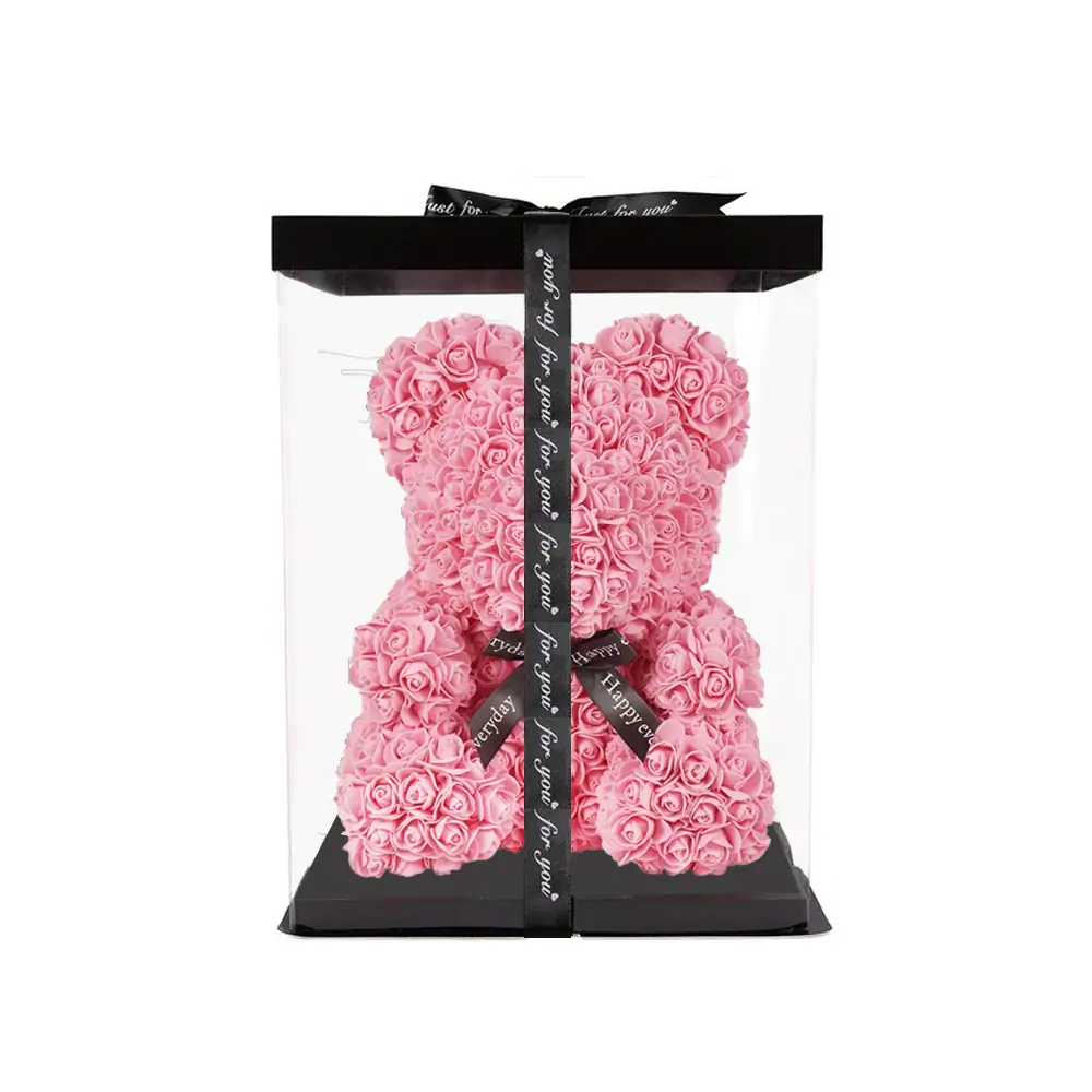 Light Pink Rose Bear